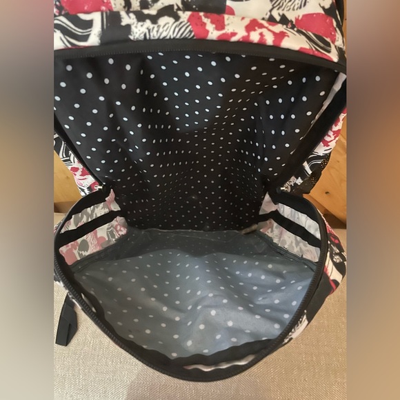 Jansport Bags Jansport Hearts Backpack Pink Black And White Poshmark